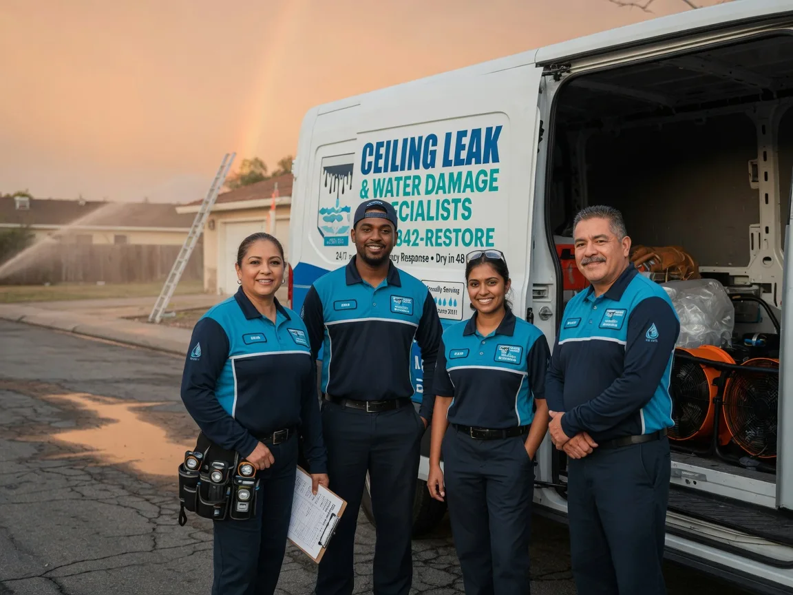 Ceiling Leak Cleanup company in Meridian, TX