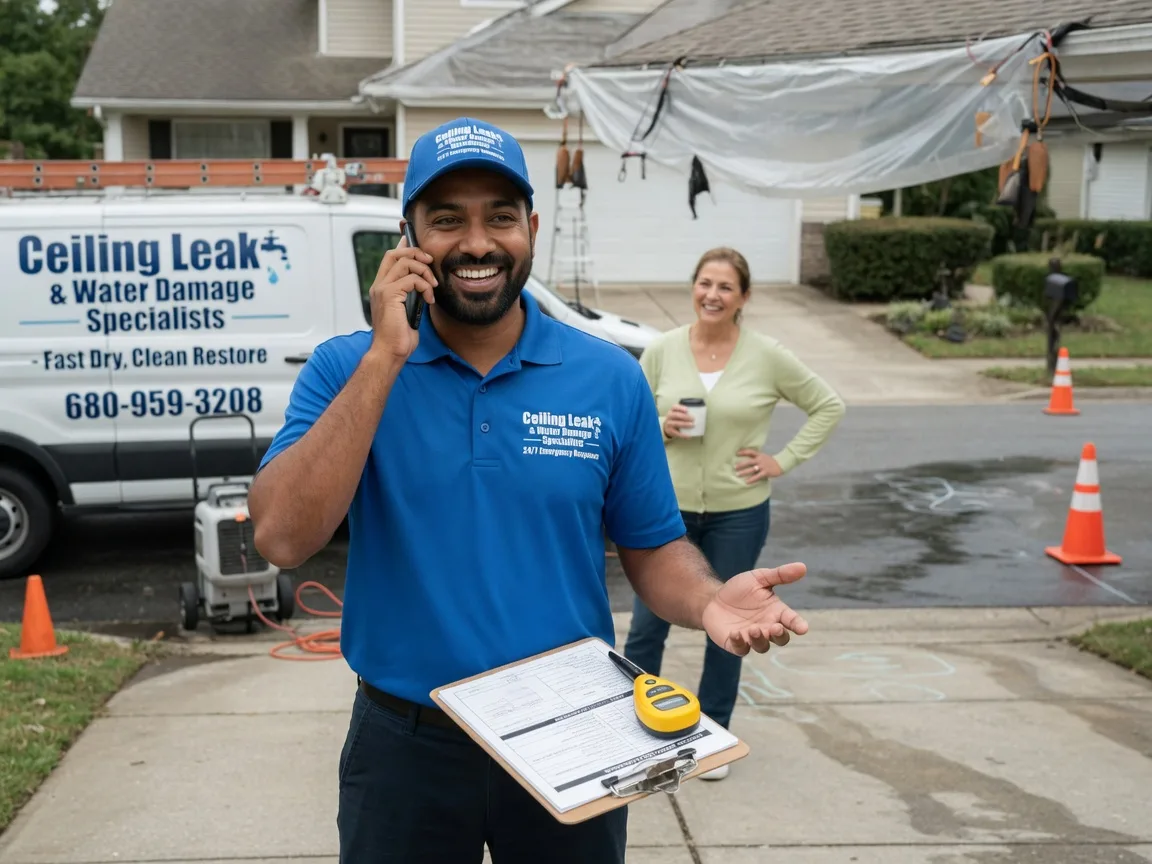 Ceiling Leak Cleanup Meridian, TX FAQs